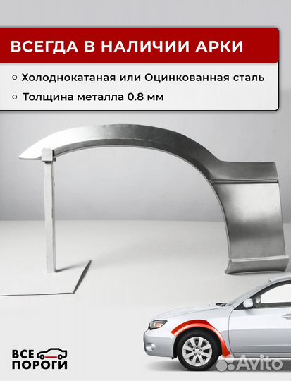 Ремонтные арки Geely CK Otaka 1 рестайлинг