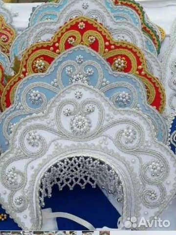 Кокошник для снегурочки прокат