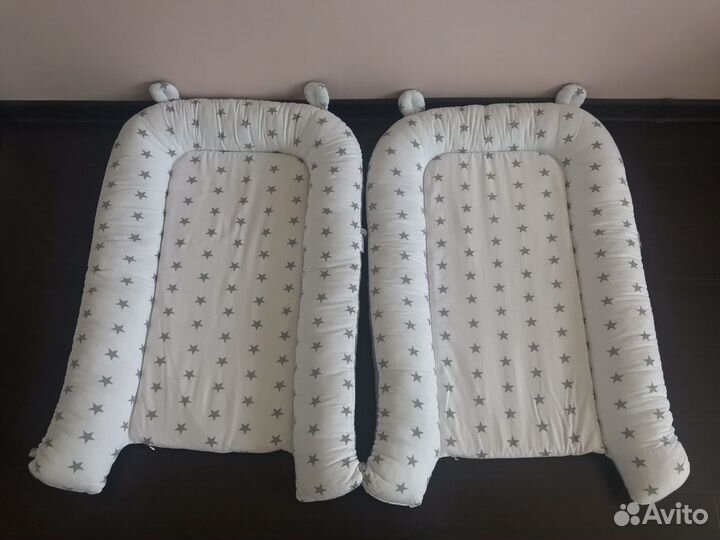 Кокон гнездышко для новорожденных для двойни