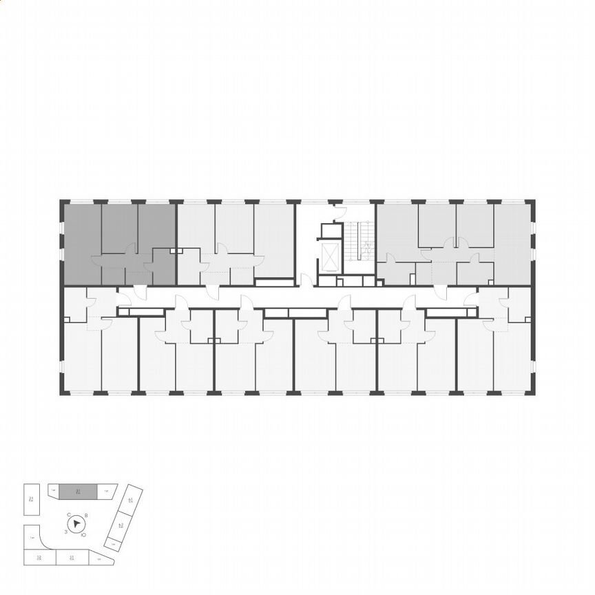 2-к. квартира, 54,8 м², 2/5 эт.