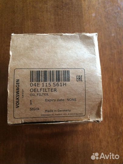 Масляный фильтр VAG 04E 115 5561H