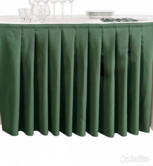 Скатерть, чехлы на стулья, юбка для президиума