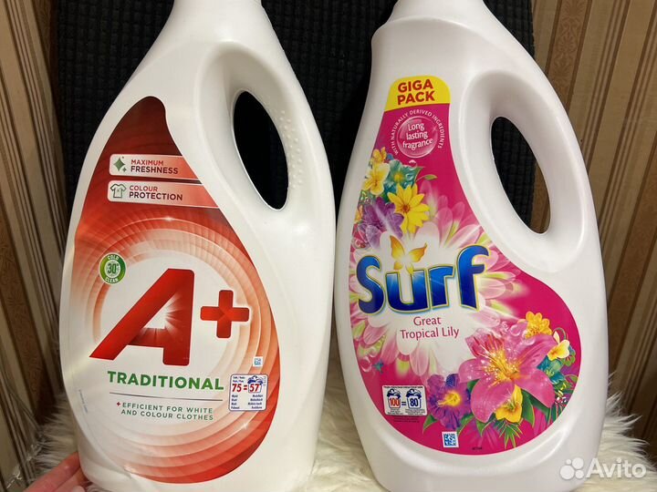 Гель для стирки Норвегия, кондиционеры, порошок