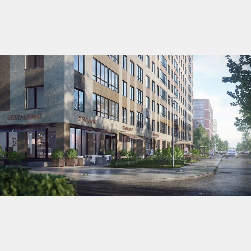 2-к. квартира, 51,7 м², 1/16 эт.
