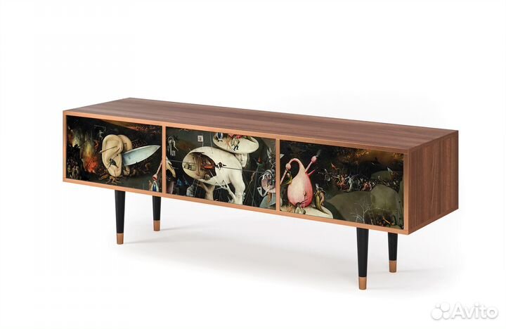 Тв-тумба T4 - Орех - The Garden of Earthly Delight