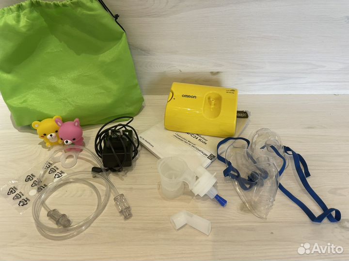 Ингалятор omron kids ne-c24 полный комплект