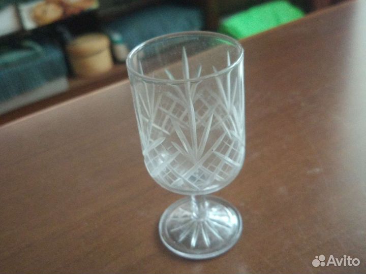 Хрустальные рюмки на ножке СССР