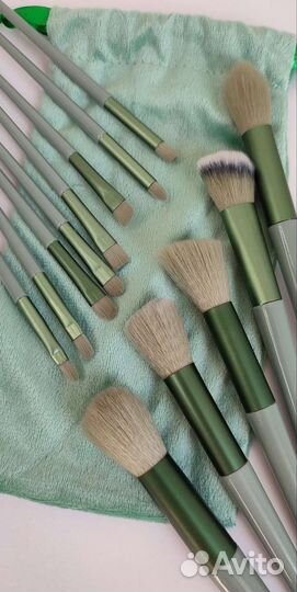 Кисти для макияжа 13 шт набор в мешочке