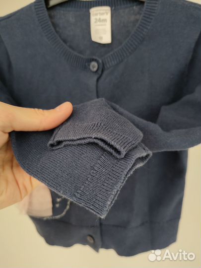 Carters кофта/ кардиган для девочки 24m