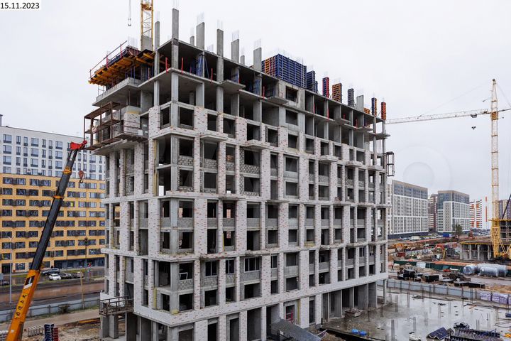 2-к. квартира, 49 м², 2/15 эт.