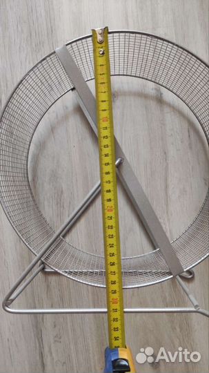 Колесо металлическое для грызунов, сетка