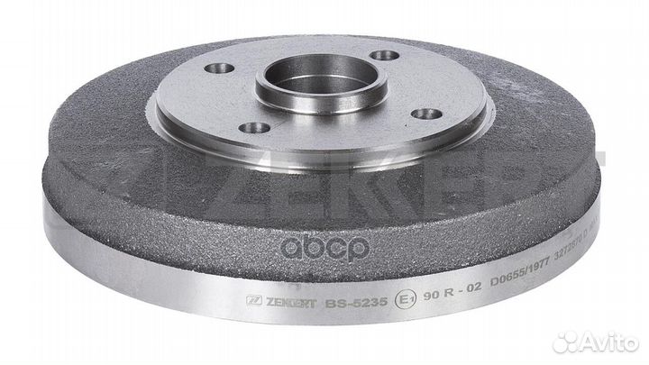 Барабан торм. задн. Kia Rio I 02- bs-5235 Zekkert