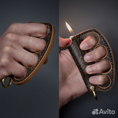 Чехол для зажигалки из натуральной кожи