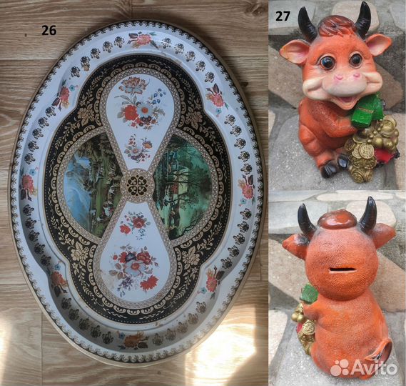 Вилки, бидоны, вазы, доски, другая кухонная утварь