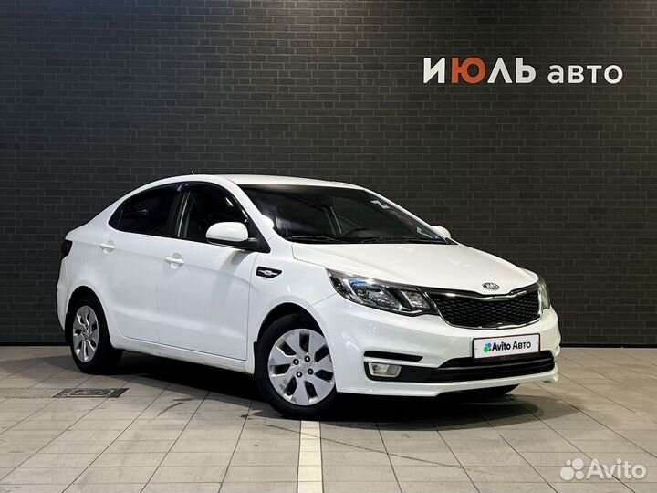 Kia Rio 1.4 МТ, 2016, 114 932 км