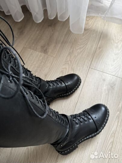 Сапоги женские натуральная кожа 38
