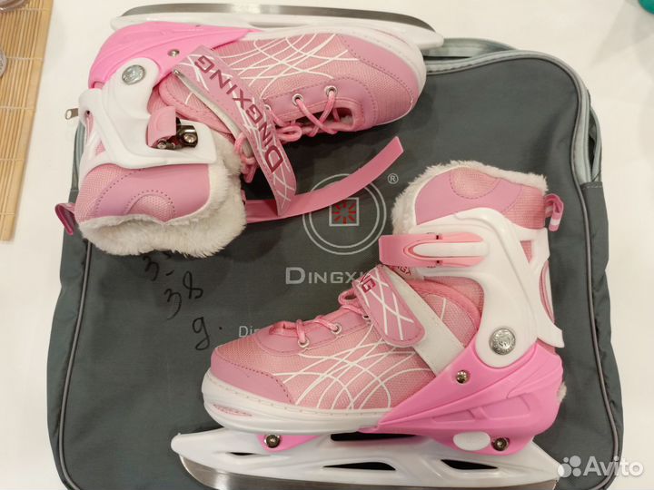 Коньки детские раздвижные 35-38