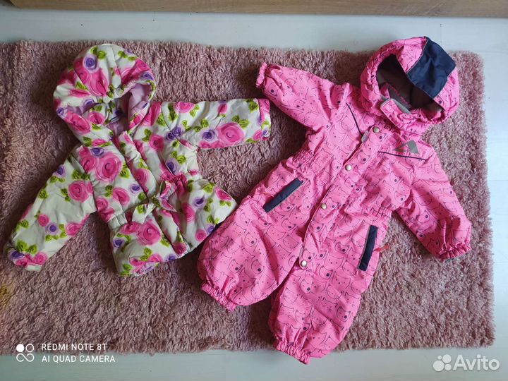 Детские вещи 6 пакетов на девочку до 1.5 лет