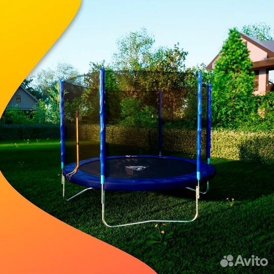 Батут каркасный с сеткой 10 фт 305 см арт.91
