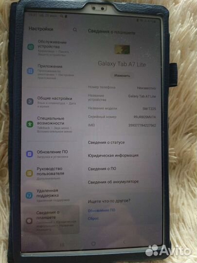 Планшет samsung galaxy tab a7 lite