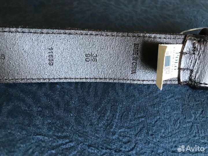 Мужской кожаный ремень ralph lauren