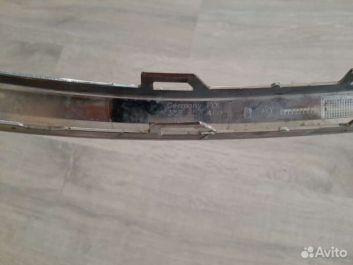Молдинг заднего бампера volkswagen passat cc