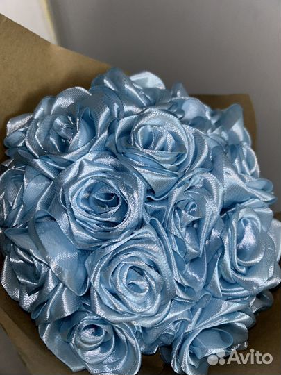 Букет из атласных лент