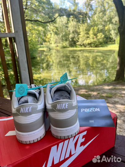 Nike Dunk Grey Fog low Оригинал Poizon