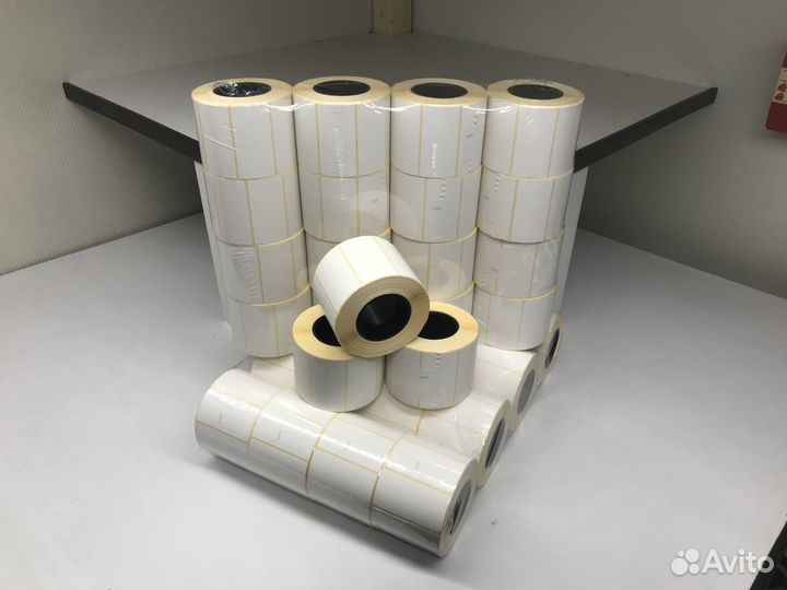 Термоэтикетки 58х30 эко (900шт рулон) все размеры