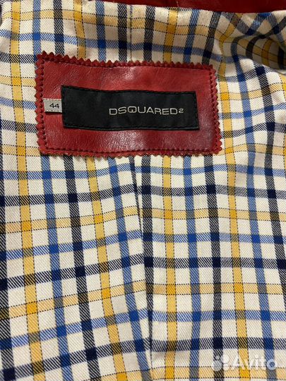 Кожаная куртка dsquared2