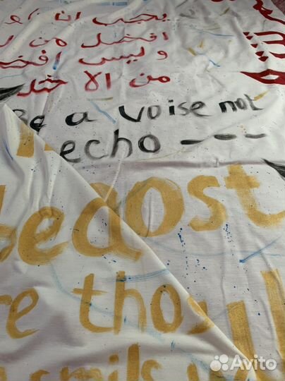 Платок с ручной росписью