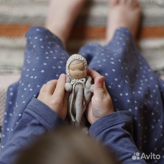 Маленькая Вальдорфская кукла ручной работы