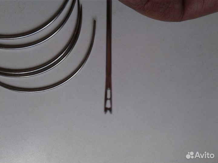 Иголки швейные по коже, брезенту, мешковине и т.п