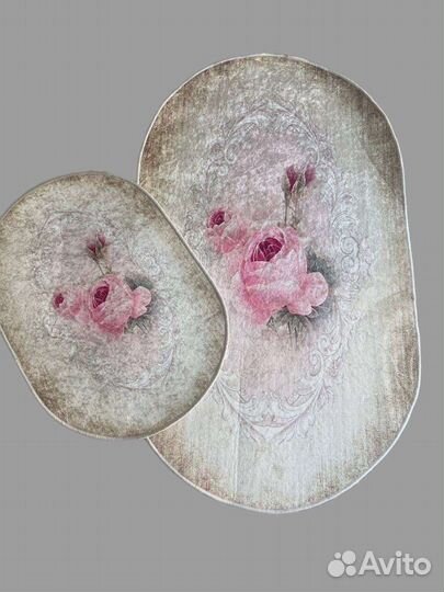 Коврики для ванной и туалета(набор) 2шт