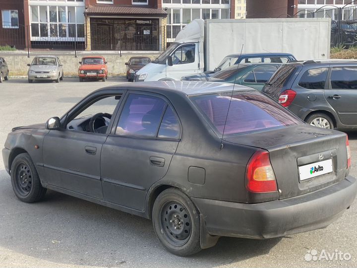 Hyundai Accent 1.5 AT, 2005, 190 000 км