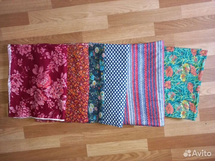 Ткани ссср,отрезы. Общ длина 20 м, цена за все