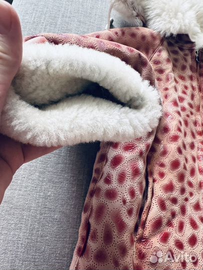 Дубленка на девочку 2-3 года