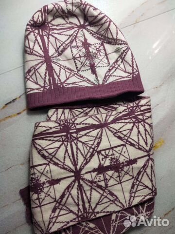 Комплект шапка и шарф