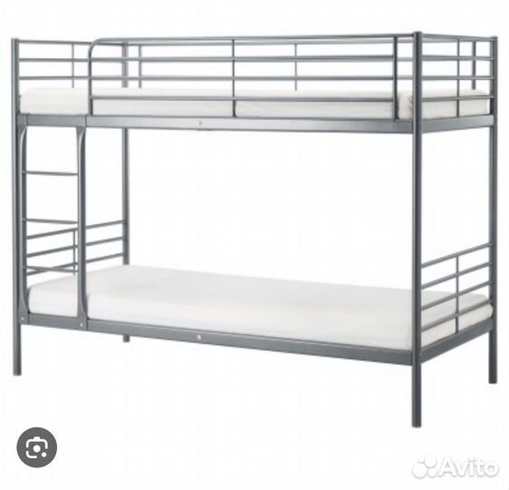 Кровать двухъярусная бу икеа
