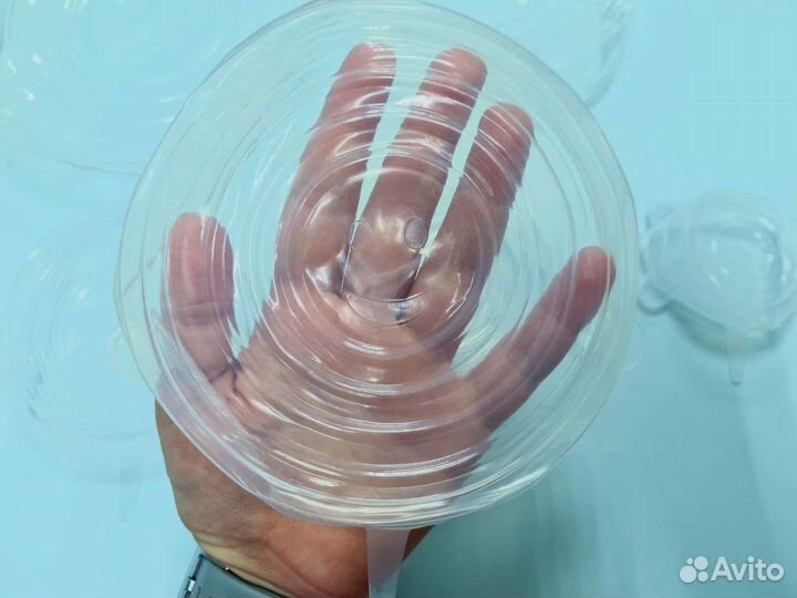 Силиконовые крышки для посуды универсальные набор