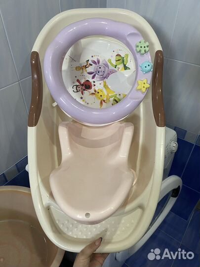 Ваночка, горка и стул для купания малыша