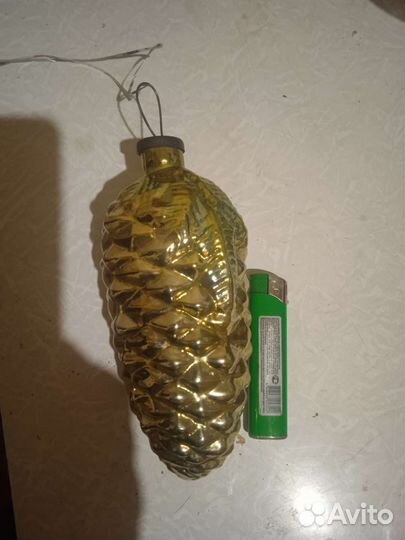 Елочная игрушка. Шишка