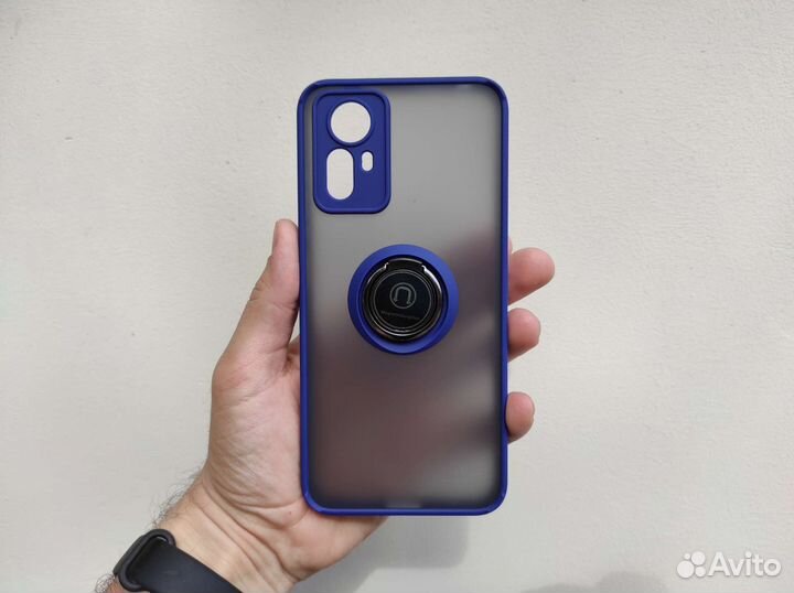 Чехол с кольцом и магнитом для Redmi Note 12S 4G