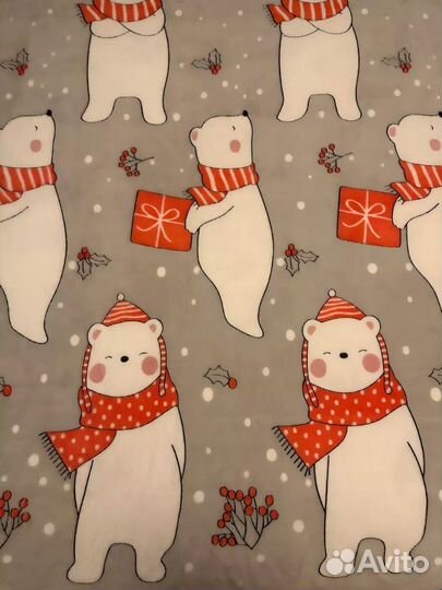 Плед новый мишки