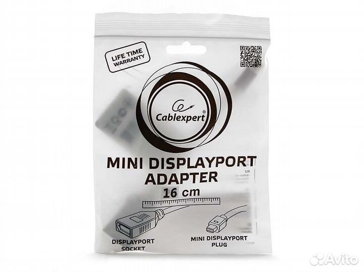 Переходник miniDisplayPort - DisplayPort Cablexpe