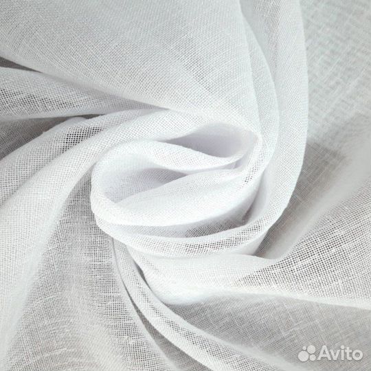 Тюль имитация льна