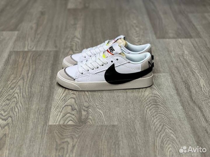 Кроссовки Nike Blazer Low 77 Jumbo White Black