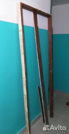 Дверь межкомнатная со стеклом бу