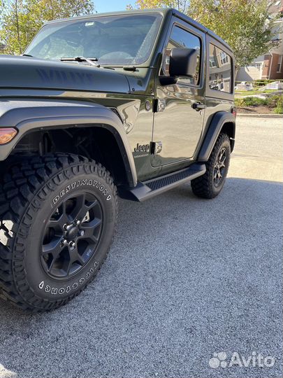 Пластиковые пороги для Wrangler JL (2 двери)