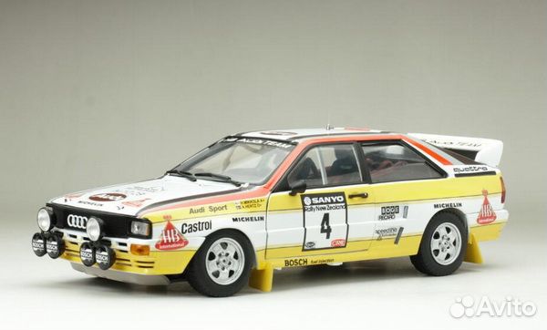 Audi Quattro A2 №4 Rally New Zealand 1/18